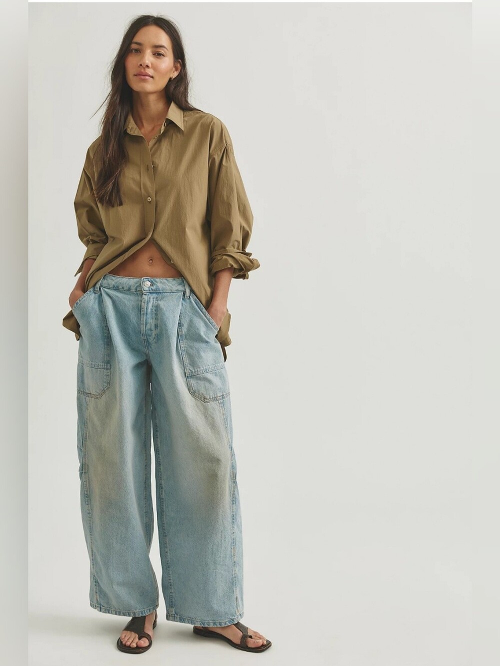 We The Free Darcy Baggy Jeans. 31 Short. NWT